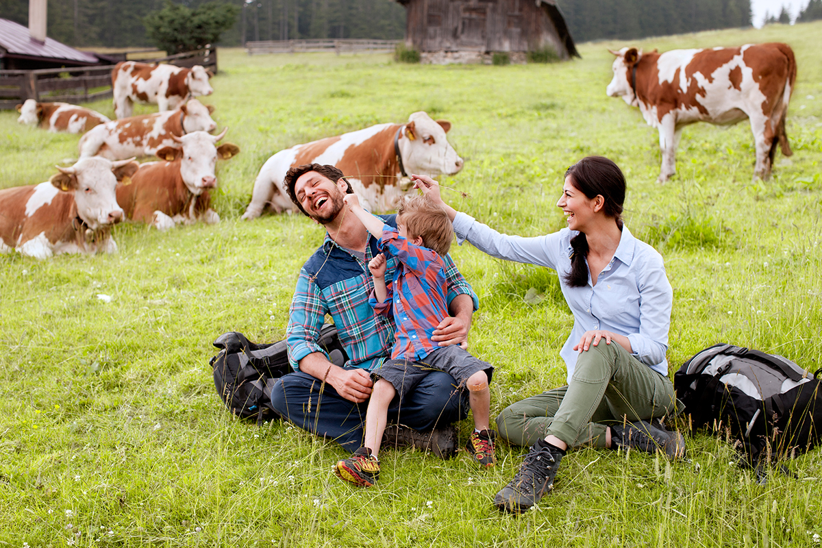 Familie am Blomberg