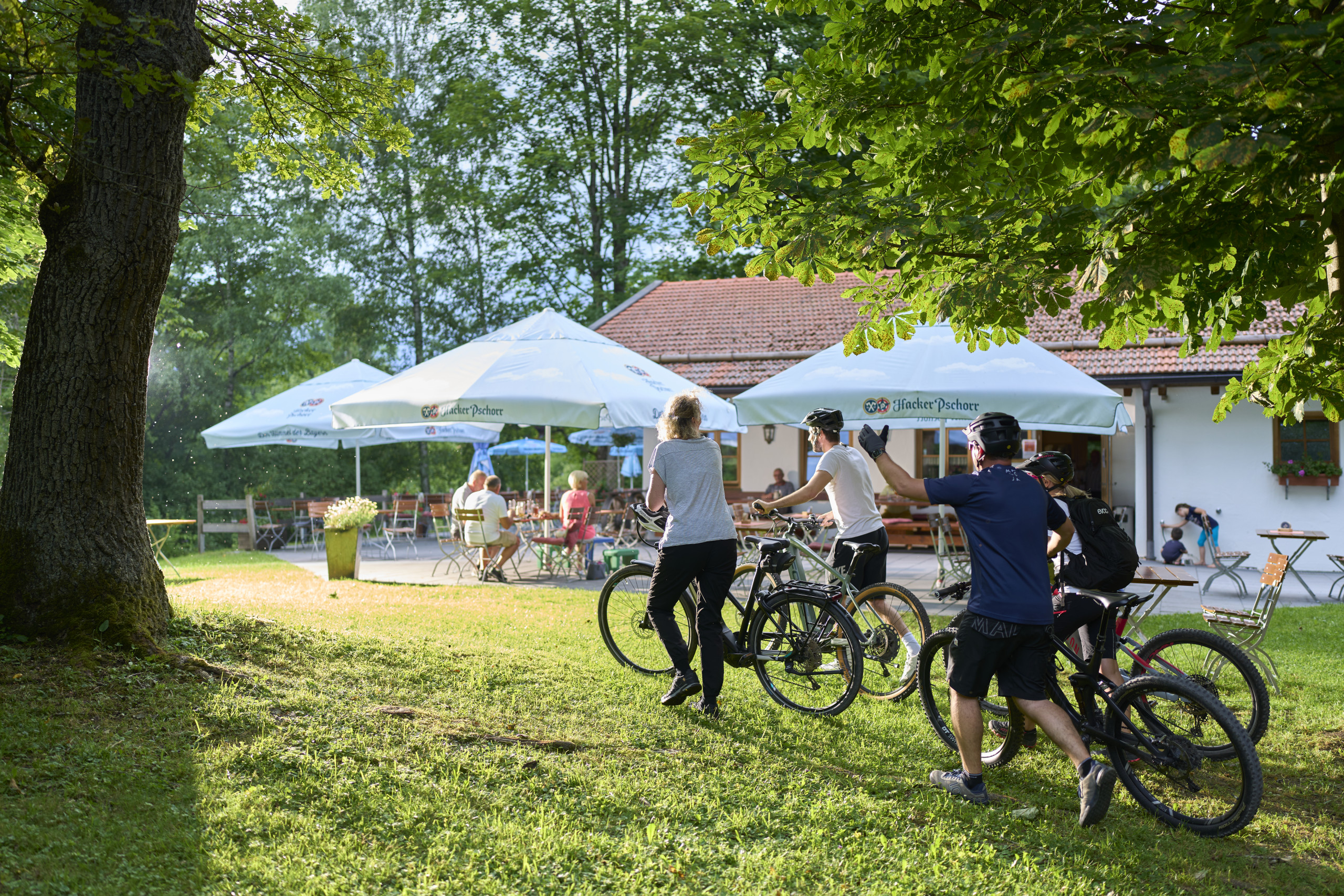 Bike, Berg und Bier, eine hervorragende Kombi