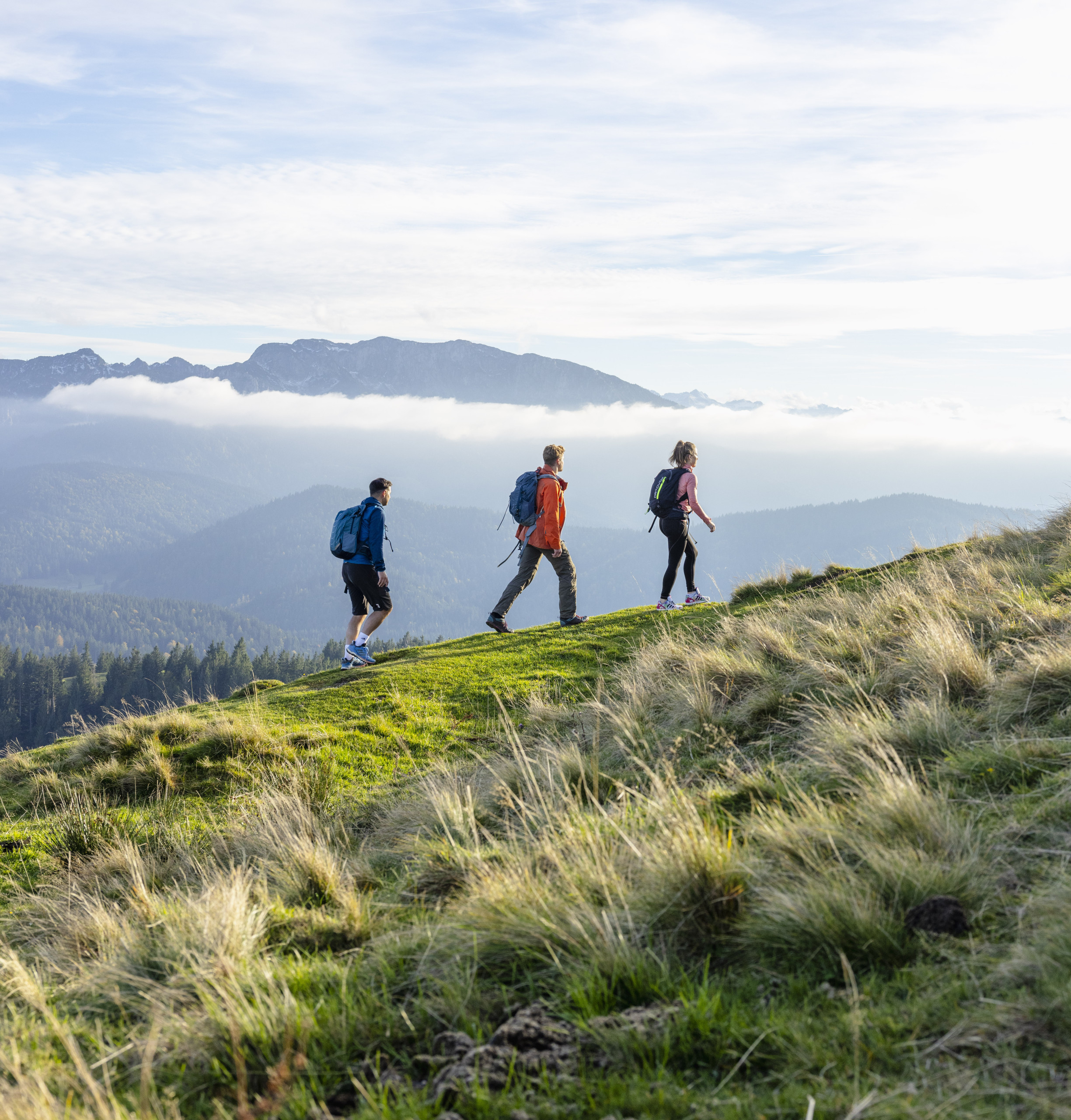 Pause beim Wandern Wandern im Heilklima
