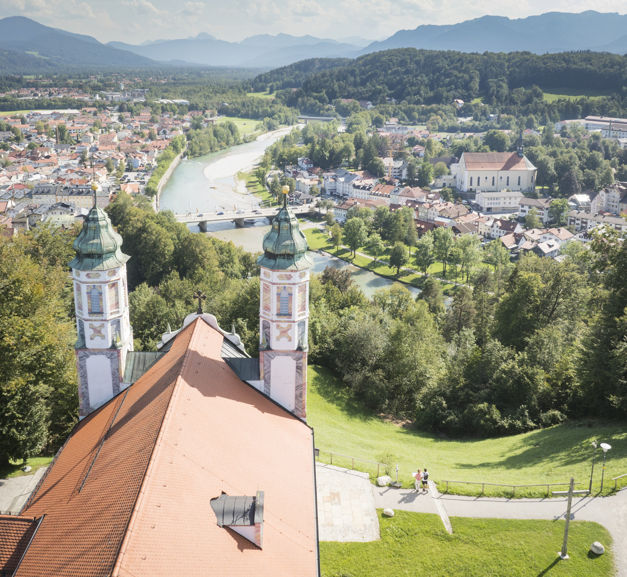 Kalvarienberg, Panorama, Isar