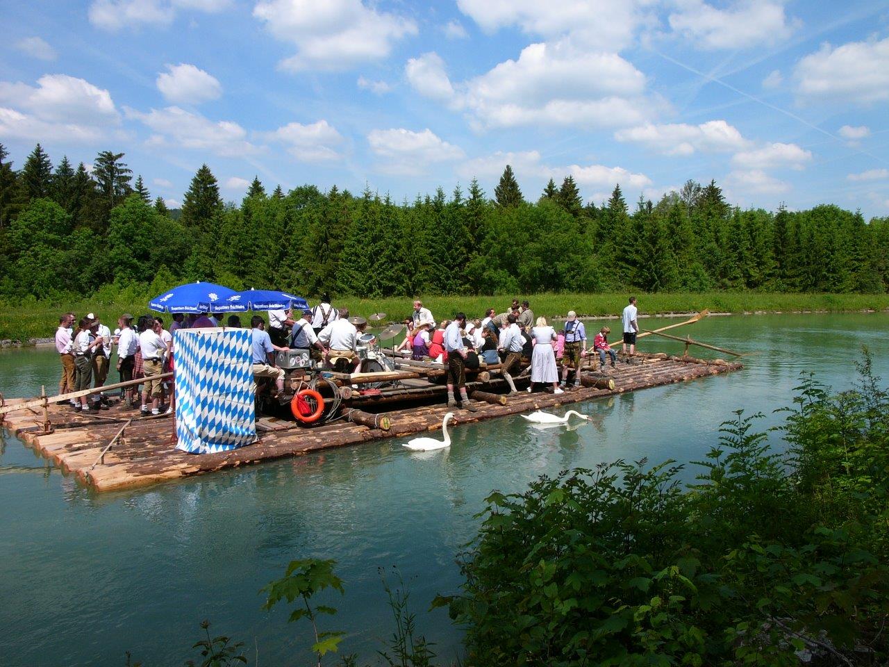 Flossfahrten auf der Isar