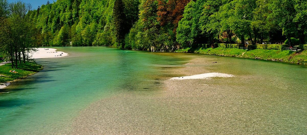 Isar in Bad Tölz